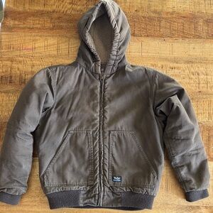 Walls Dark Brown Hooded Jacket